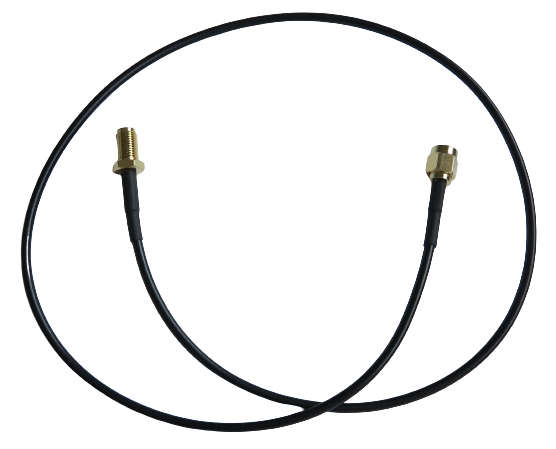 RG174 extension cable with SMA male and female connectors